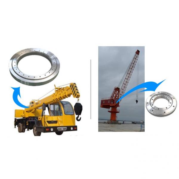 Crane Slewing Bearing, Slewing Bearings for Excavator, Cross Roller Slewing Bearing Used for Wind Turbine #1 image